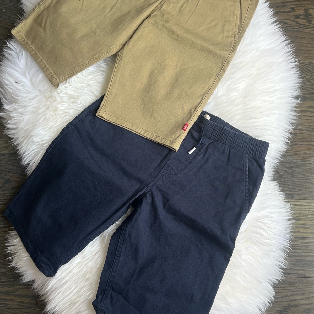 Levi's Kids Tan and Black Shorts